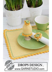 Placemet, eierwarmer en servetring