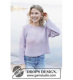 Lilac Bliss Trui gemaakt van Drops Paris