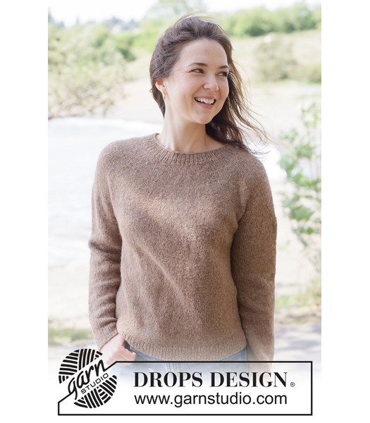 Breipatroon Naadloze gebreide trui met ronde pas | Top-down patroon
