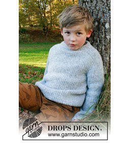 Kindertrui gemaakt van DROPS Sky