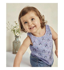 Kinder top gemaakt van Phildar Phil Rainbow