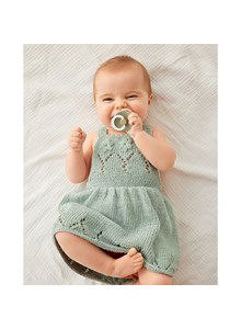 Babyjurkje met gekruiste schouderbandjes