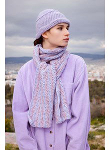 Sjaal met golfpatroon Windblown