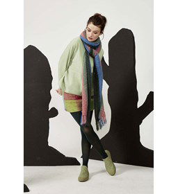 Sjaal gemaakt van Lang Yarns Suri Alpaca