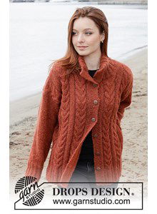 Damesvest in kabelpatroon