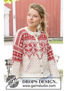 Nordic Flower Cardigan
