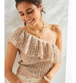 Spaanse top met brede