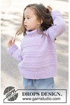 Breipatroon Little Lily Sweater van andere kant