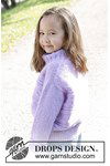 Breipatroon Little Lily Sweater van andere kant