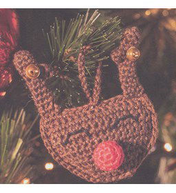 Rendier hanger gemaakt van Lang Yarns Quattro, Quattro Lame en Quattro color