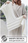 Breipatroon Luxe gebreide mutssjaal van alpaca en mohair van andere kant