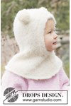 Breipatroon balaclava voor kinderen van Alpaca Bouclé van andere kant