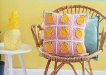 Haakpatroon Zomers kussen met Ananas