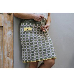 Damesrok in ruitpatroon gemaakt van Durable Cosy Fine