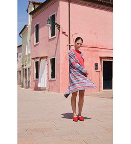 damesvest Lavania met aangebreide mouwen gemaakt van Breinaalden zonder knop