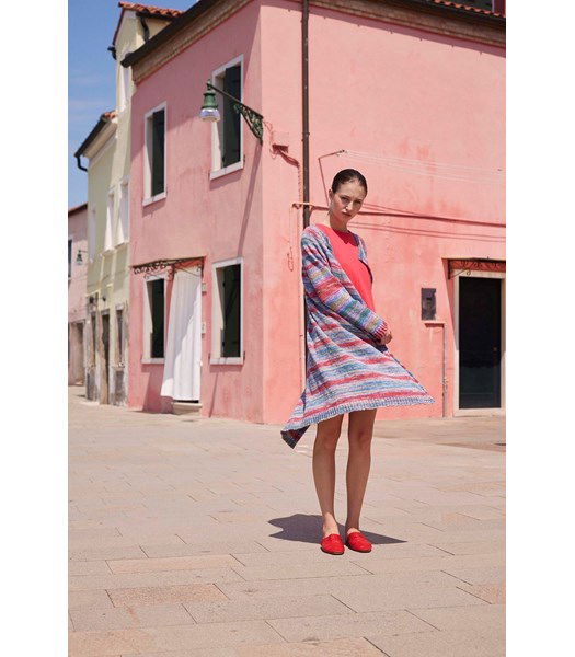 Breipatroon damesvest Lavania met aangebreide mouwen