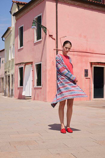 damesvest Lavania met aangebreide mouwen