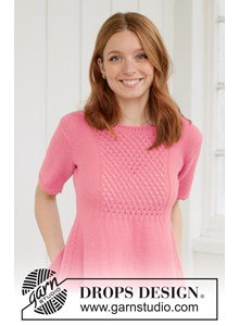 zomertrui met kantpatroon en a-lijn