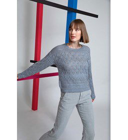 Klasieke damestrui gemaakt van Lang Yarns Vaya