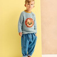 kindertrui met leeuwenkop