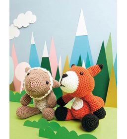 Ricorumi Friends vos en schaap gemaakt van Boeken Rico