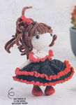 Haakpatroon Pop Gothic mini Doll 