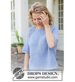 Blue Coast Trui gemaakt van Drops Cotton Merino