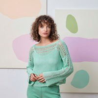 Damestrui Aliza met opensteekpatroon