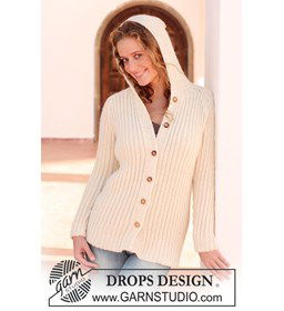 Dames vest gemaakt van Drops Puna