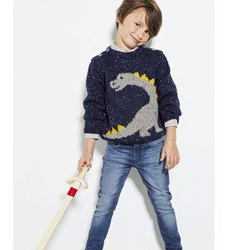 Jongens trui gemaakt van Phildar Phil Randonnees