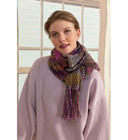 Sjaal gemaakt van Lang Yarns Frida