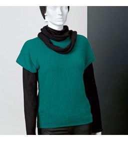 Trui en sjaal gemaakt van Lang Yarns Cashmere Premium