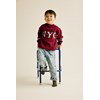 kindertrui Tilio met letters NYC gemaakt van Phildar Phil Imaginaire 3,5