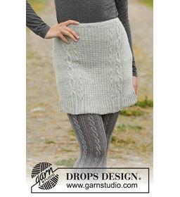 Rok met kabels gemaakt van Drops Karisma