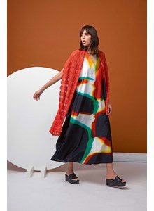 Sjaal met golfjespatroon