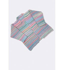 Babyvestje met ribbels gemaakt van Lang Yarns Merino 200 bebe