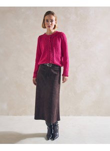 damesvest met luxe biezen