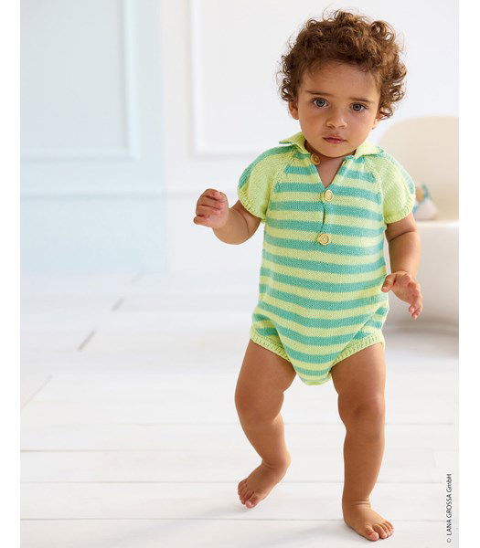Breipatroon Babypakje met kraag