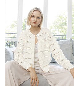 Vest voor dames gemaakt van Phildar Phil merinos 6