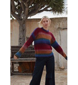 Damestrui in boordsteek gemaakt van Lang Yarns Move 6