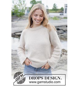 damestrui met raglan gemaakt van Drops Kid Silk
