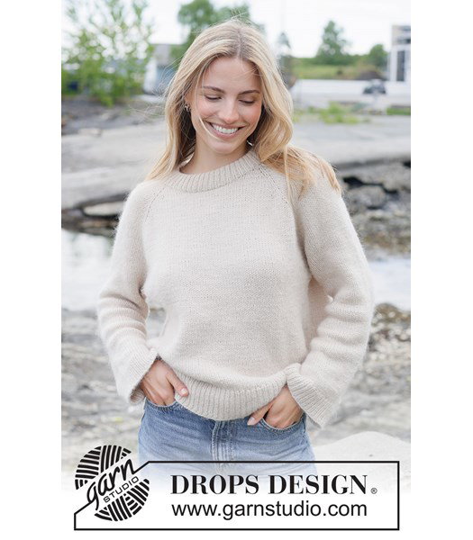 Breipatroon damestrui met raglan