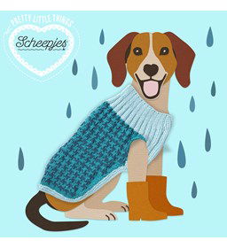 Hondenjasje gemaakt van Scheepjes Chunky Monkey