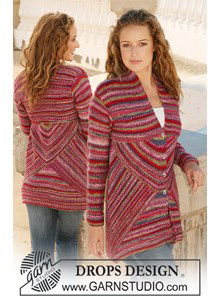 Vest met domino vierkanten