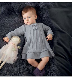 Baby jurkje gemaakt van Phildar Phil Super Baby