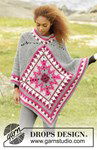 Haakpatroon Poncho Desert Star