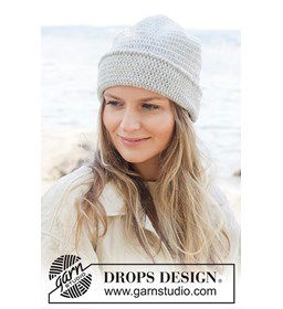 Moonlight Snow Hat gemaakt van Drops Lima