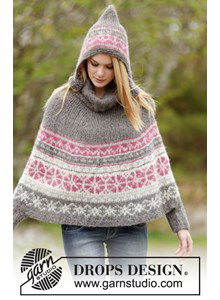 Gebreide poncho