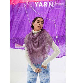 Driehoekige omslagdoek gemaakt van Scheepjes Alpaca Rhythm