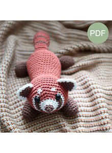 Knuffeldier rode Panda